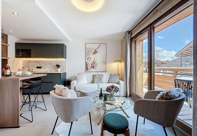 Appartement à Les Gets - Ebène Blanc-appartement-4pers-Proche pistes